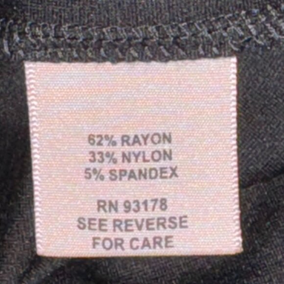 Philosophy Womens Black Ponte Leggings 2X With Zipper Pockets - Picture 4 of 9